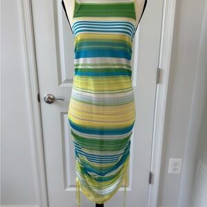 Milly Green and Blue Swim Coverup